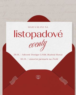 Už tento víkend nás můžete potkat na krásných předvánočních akcích. 🎄✨ V sobotu se uvidíme v Kutné Hoře a v neděli se na...